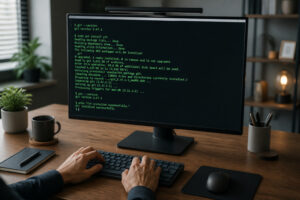 Installation git reussie sur un bureau moderne